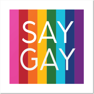 Say Gay Posters and Art